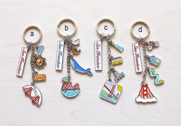 Country Key Chain Charm – Sundays On Somerset