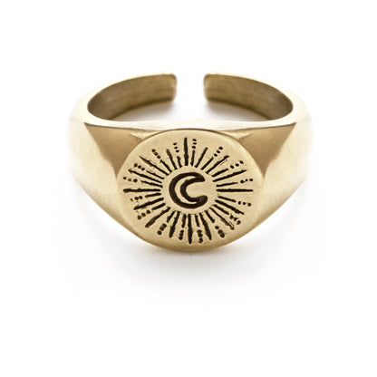 Luz de Luna Signet Ring