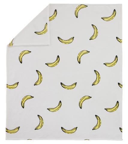 Fleece Banana Throw