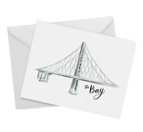 Bay Bridge Greeting Card