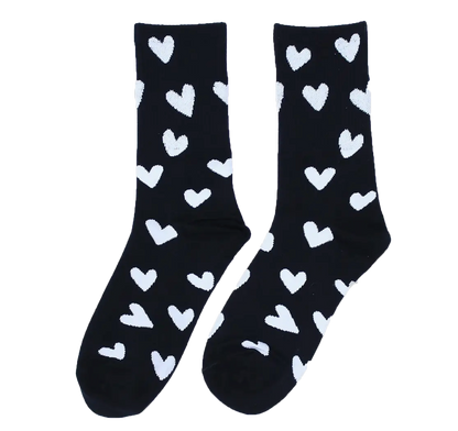 Heart ankle socks