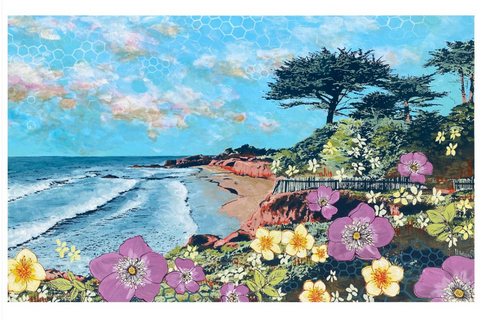 Blooming Waves art print