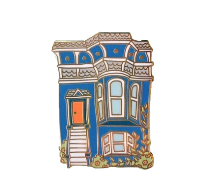 Painted Ladies enamel pin