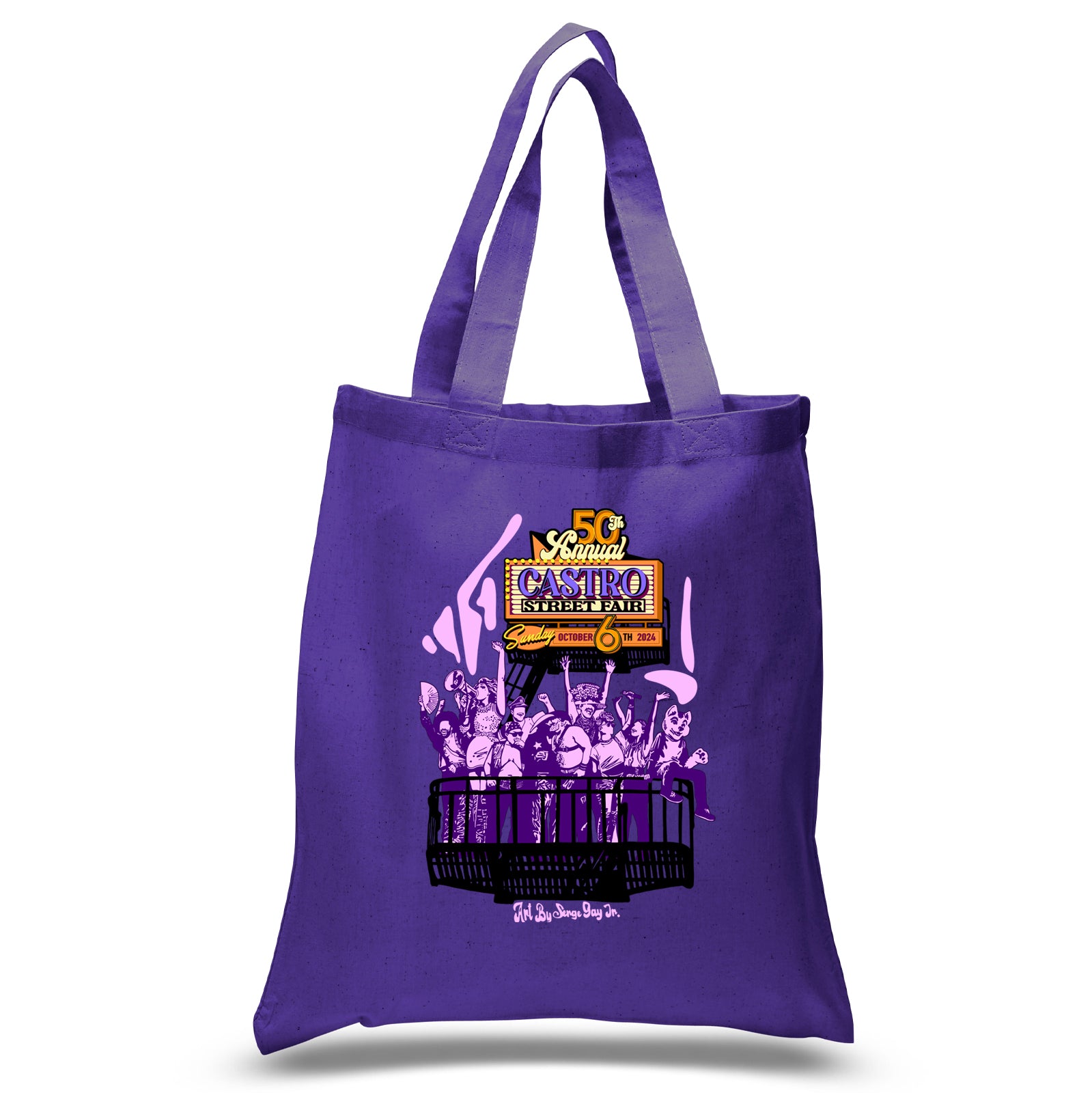 Official 2024 Castro Street Fair Tote Bag