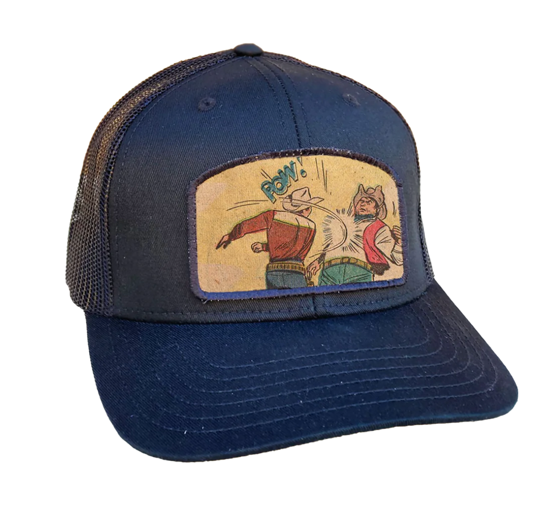 Cowboy POW Trucker hat