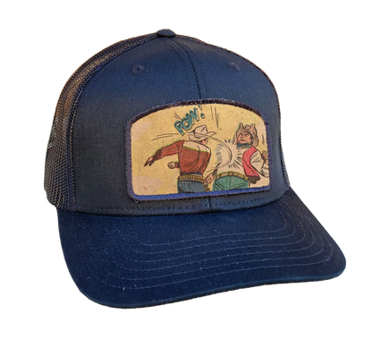 Cowboy POW Trucker hat