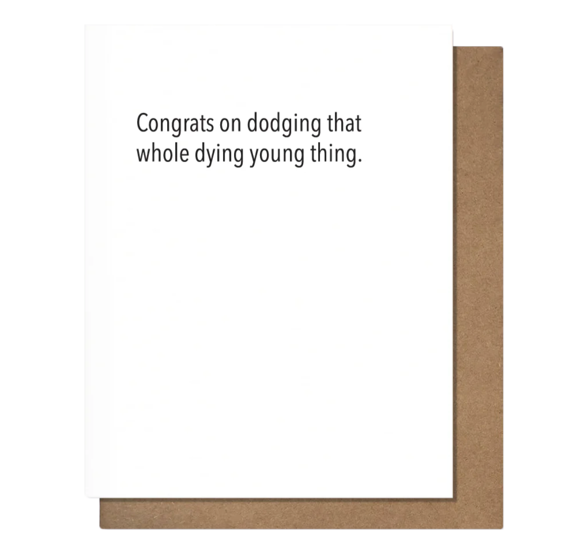 Dying Young Greeting Card