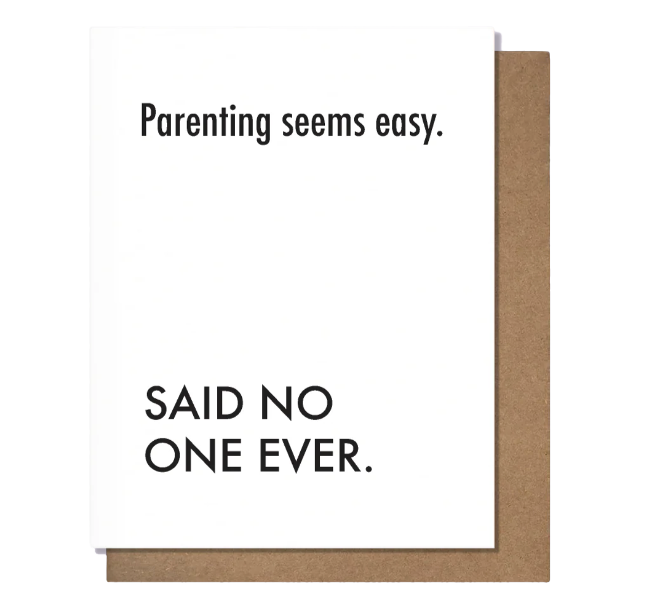 Easy Parenting Greeting Card