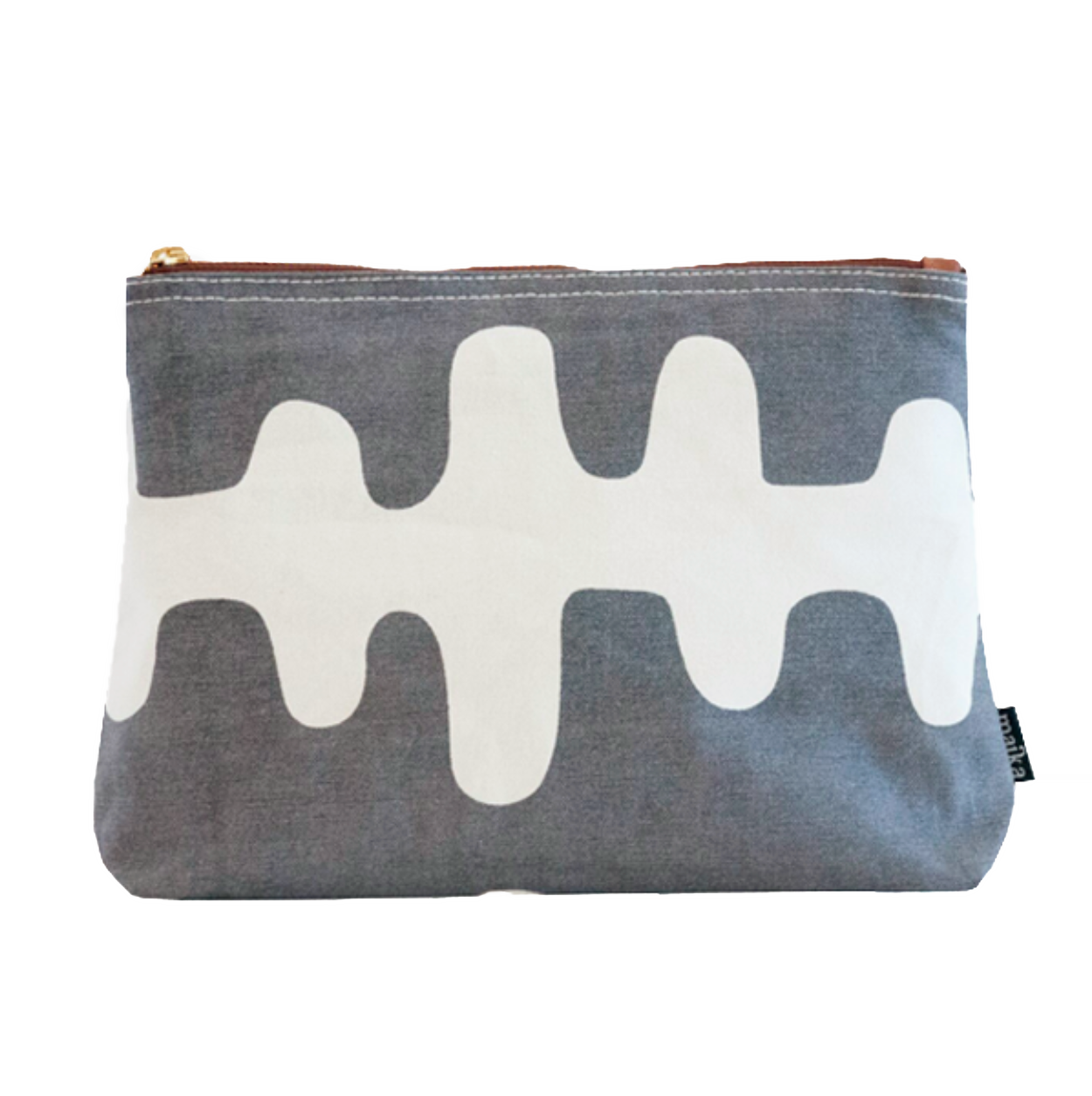 Large Canvas Pouch - Echo Charcoal