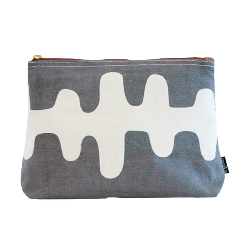 Medium Canvas Pouch - Echo Charcoal