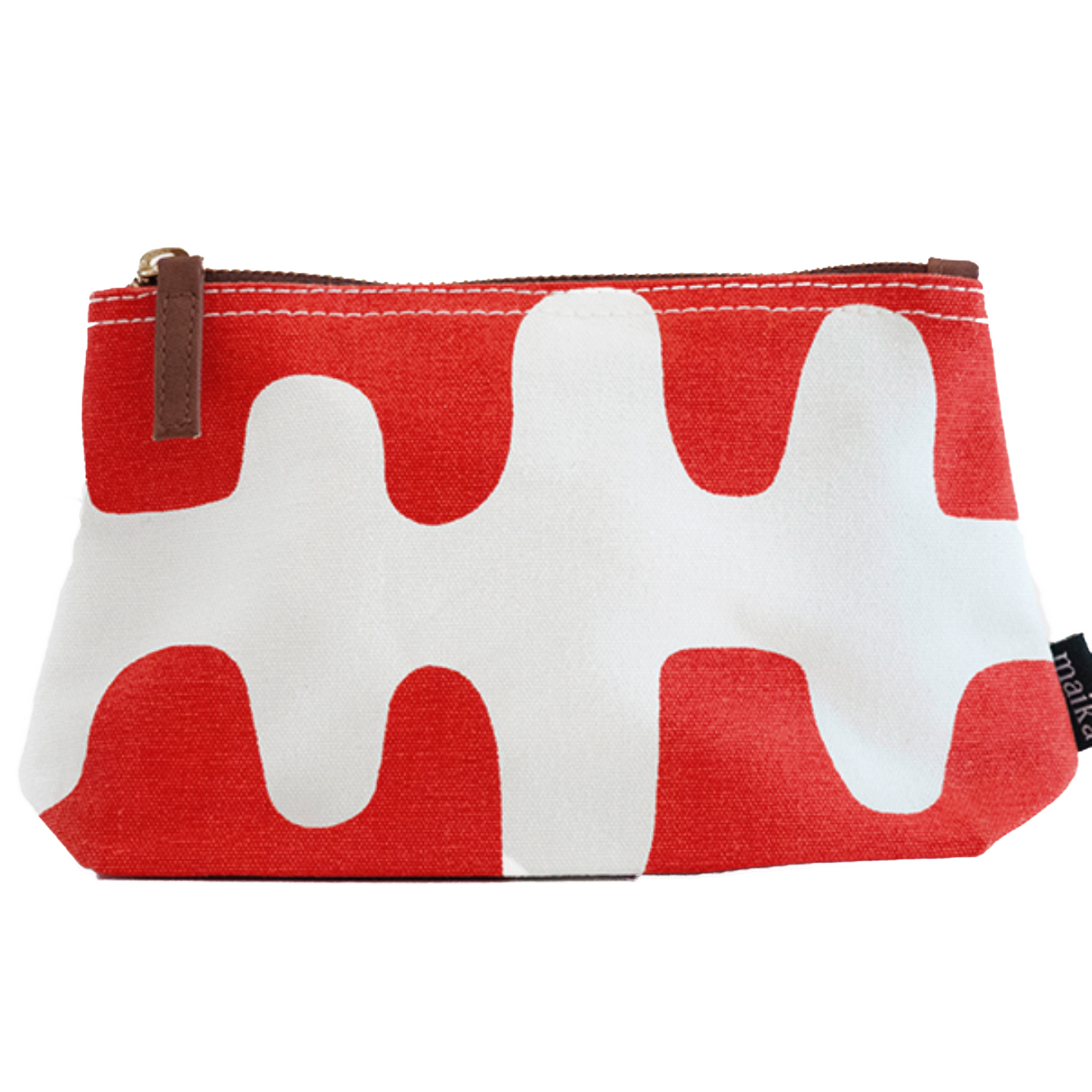 Large Canvas Pouch - Echo Tangerine