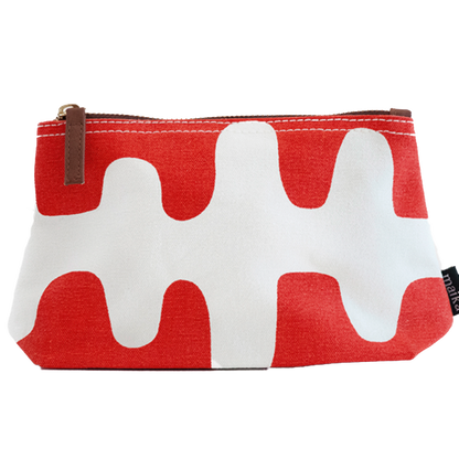 Large Canvas Pouch - Echo Tangerine