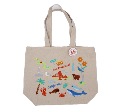 SF Embroidered Tote