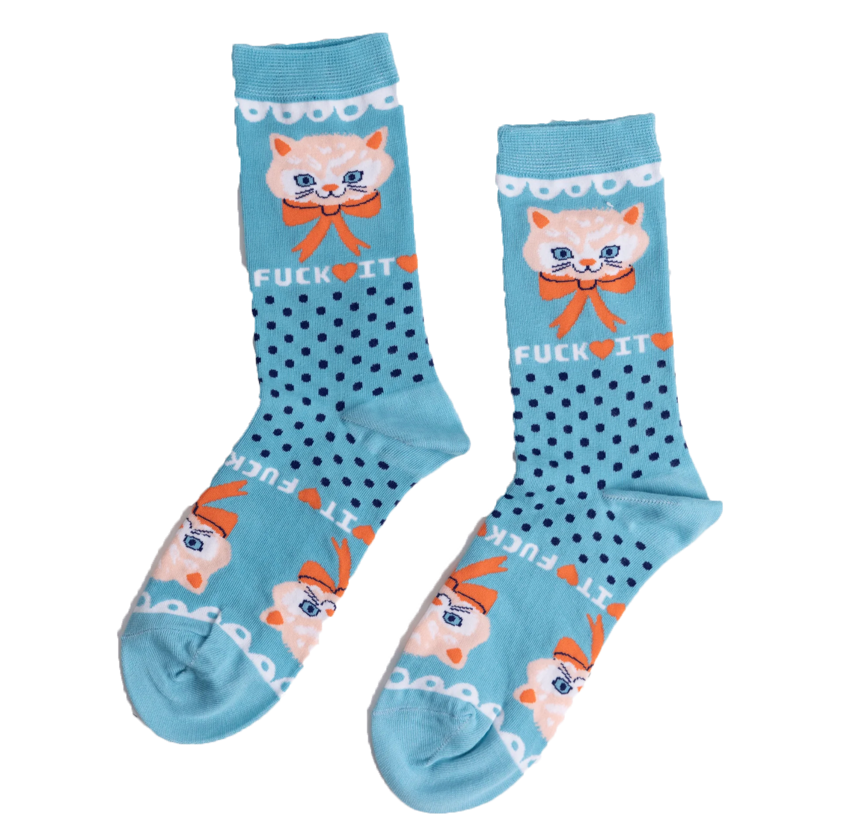 F**k It Kitty socks Women