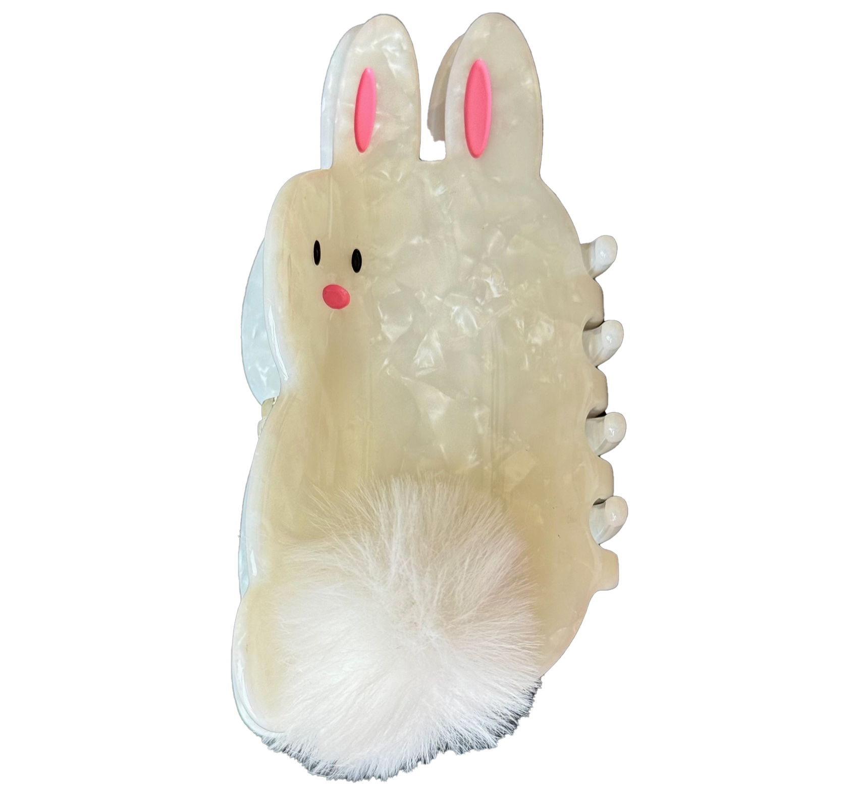 Fuzzy Bunny Hair Claw