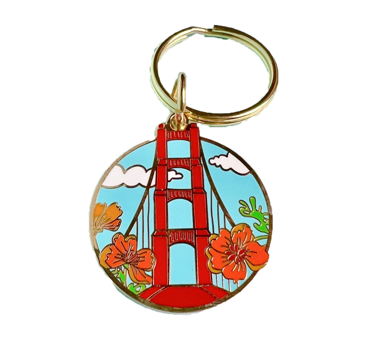 Golden Gate Bridge keychain