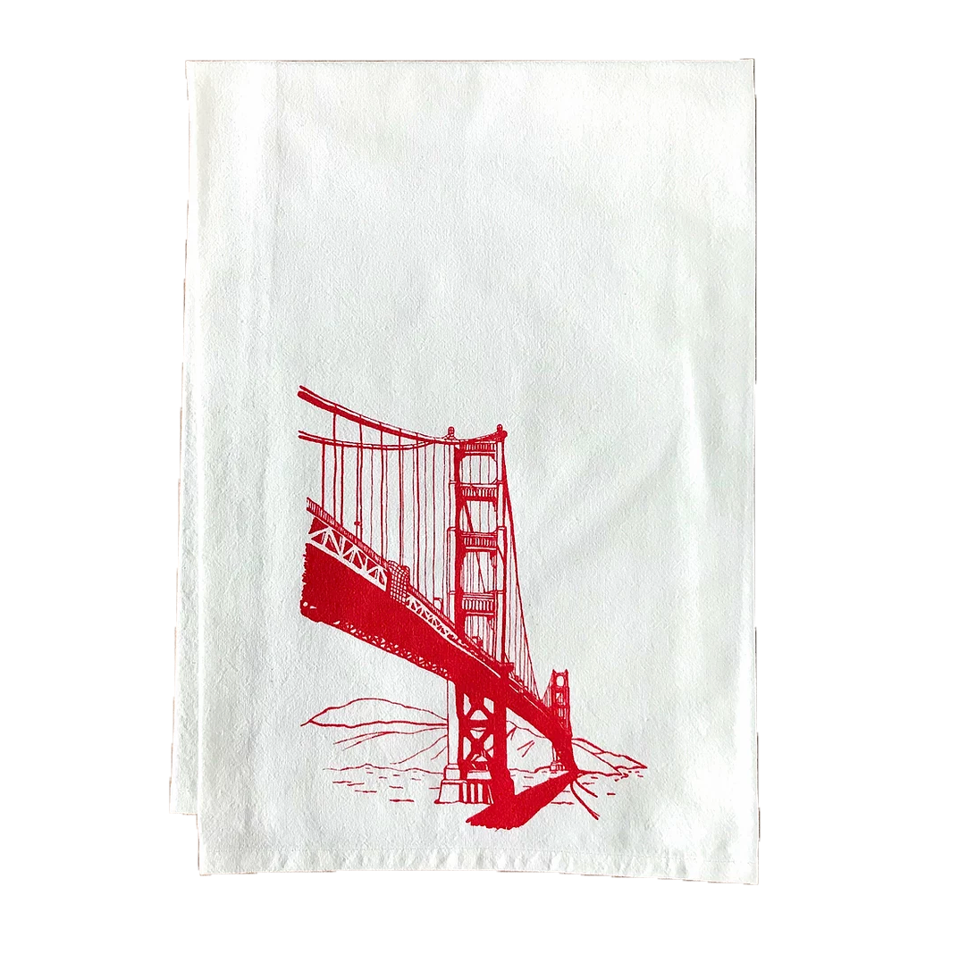 Golden Gate Bridge Tea Towel