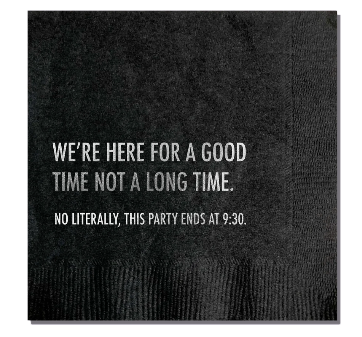 Good Time cocktail napkin