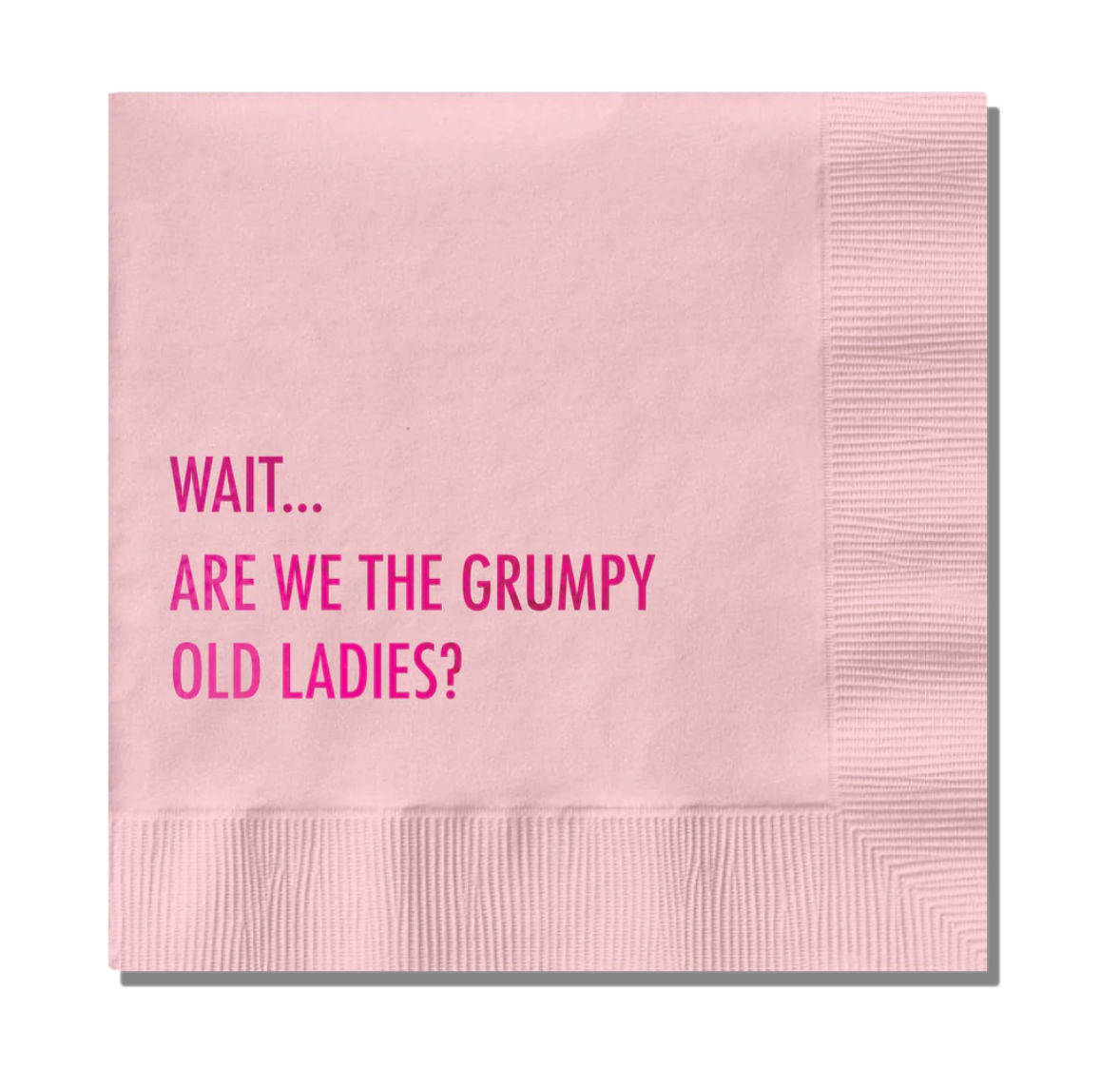 Grumpy Old Ladies cocktail napkins