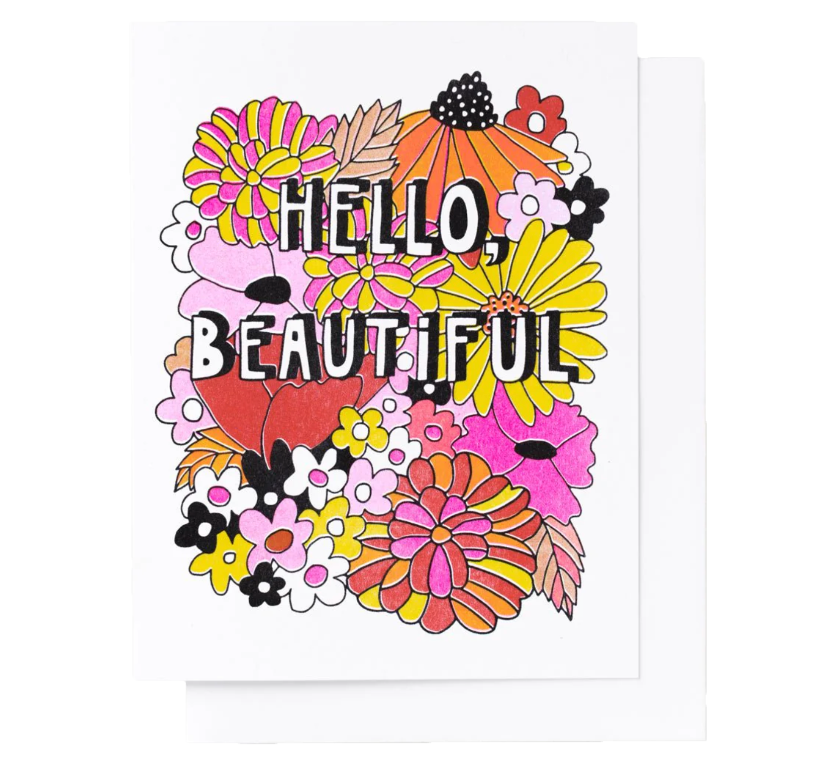 Hello Beautiful greeting card