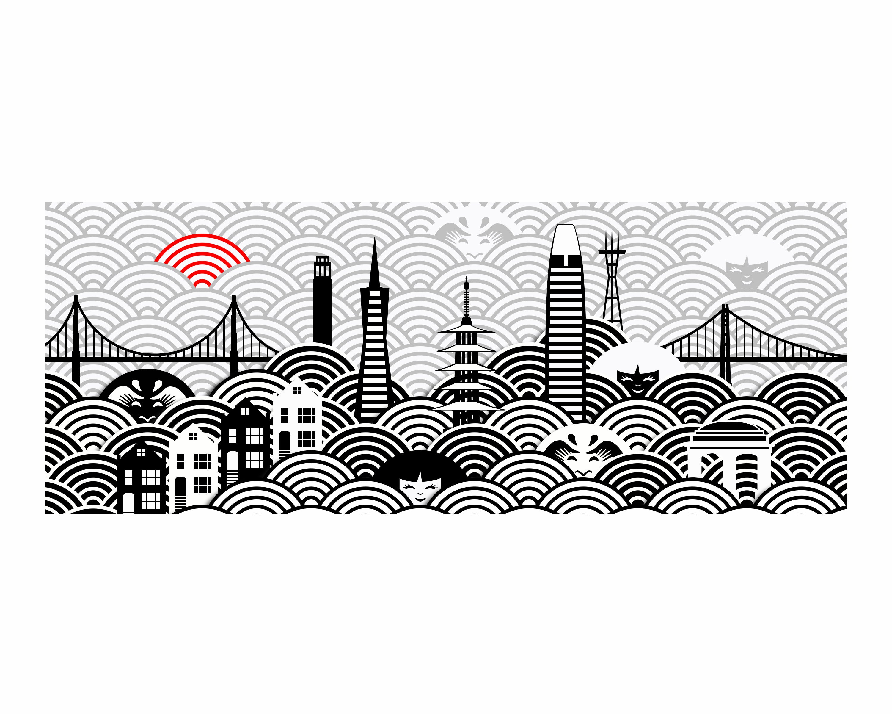 San Francisco Skyline Art Print