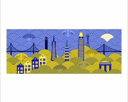 San Francisco Skyline Art Print