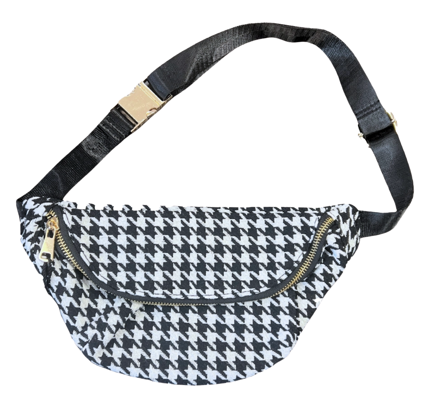 Houndstooth Fanny Pack