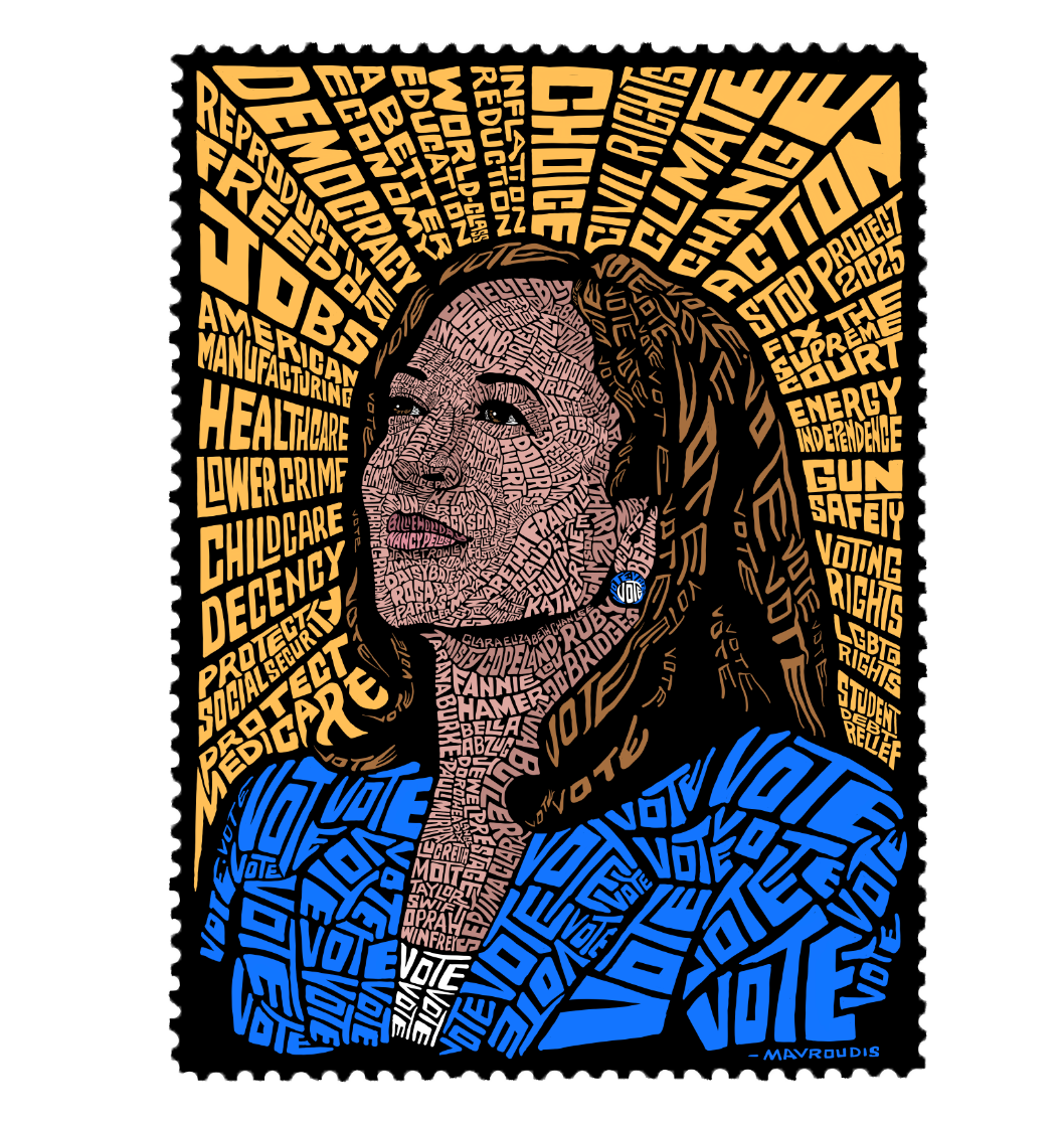 Kamala Harris art print