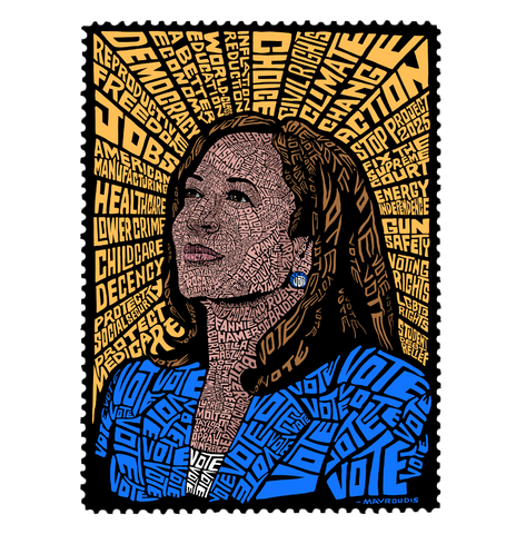 Kamala Harris art print