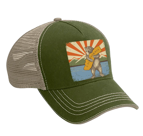 Mountain Bear Trucker hat