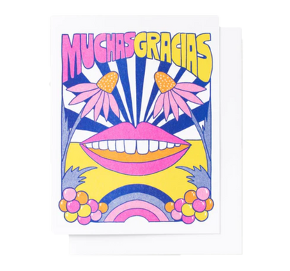 Muchas Gracias greeting card / card pack