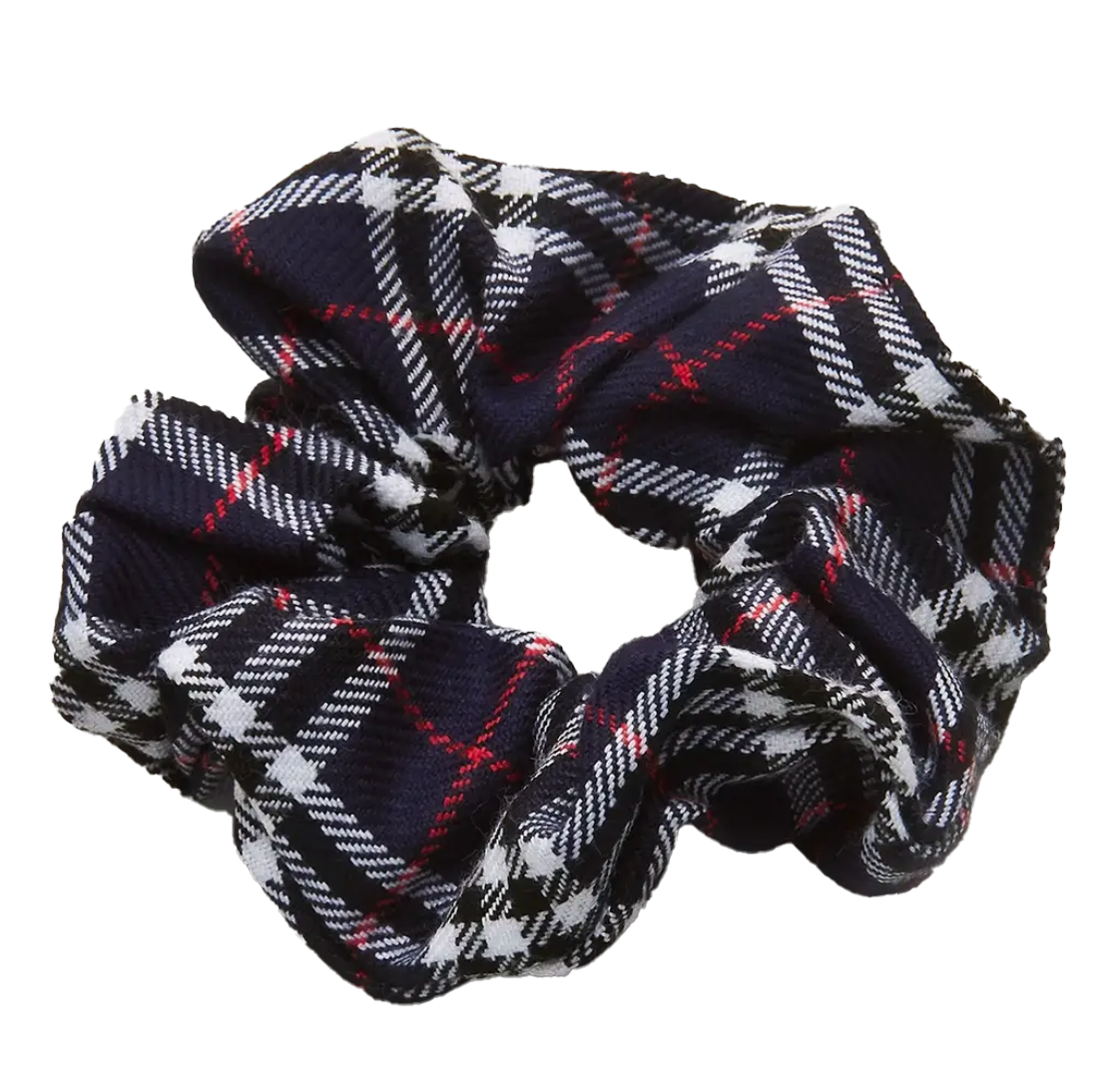 Plaid scrunchie