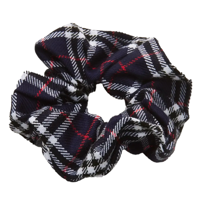 Plaid scrunchie