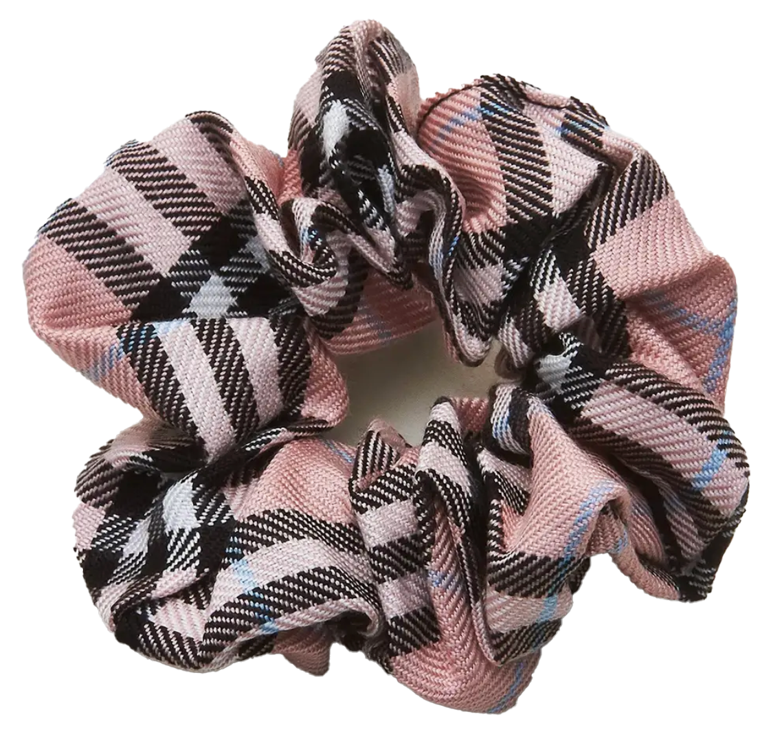 Plaid scrunchie