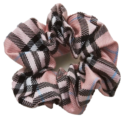 Plaid scrunchie