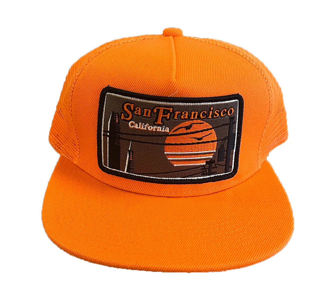 SF Powerlines Pocket Hat ORANGE