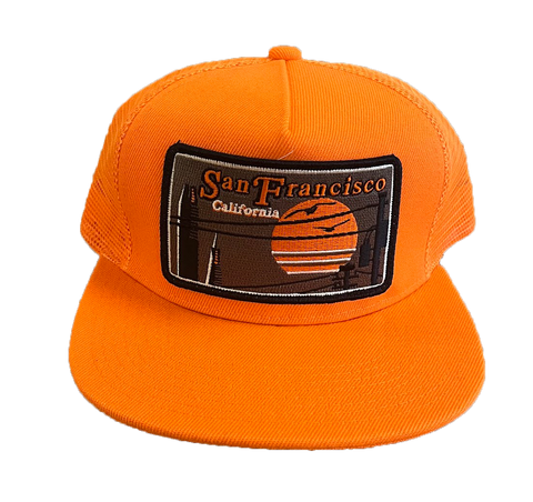 SF Powerlines Pocket Hat ORANGE