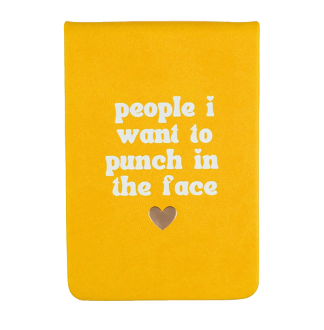 Punch in the Face journal