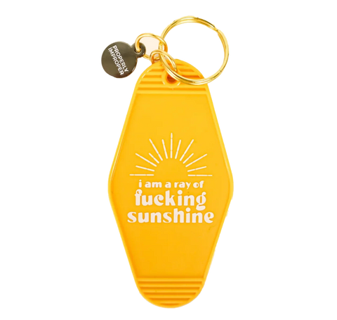 Ray of Sunshine keytag