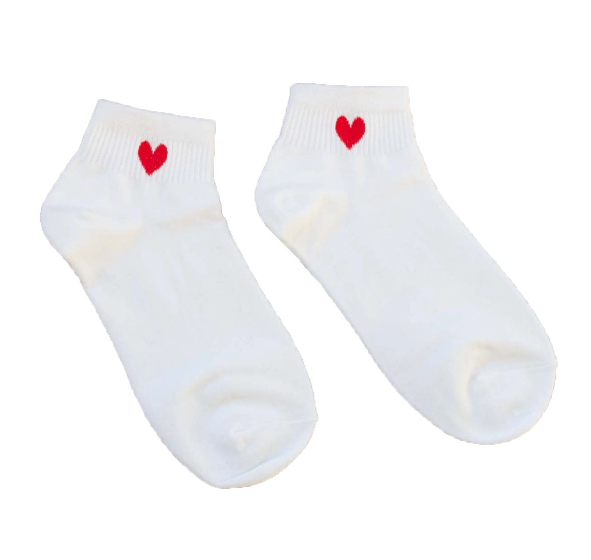 Black Heart Ankle socks