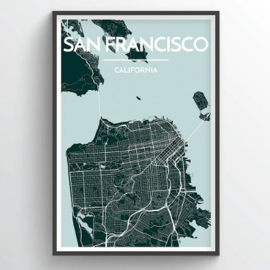 San Francisco Map Print