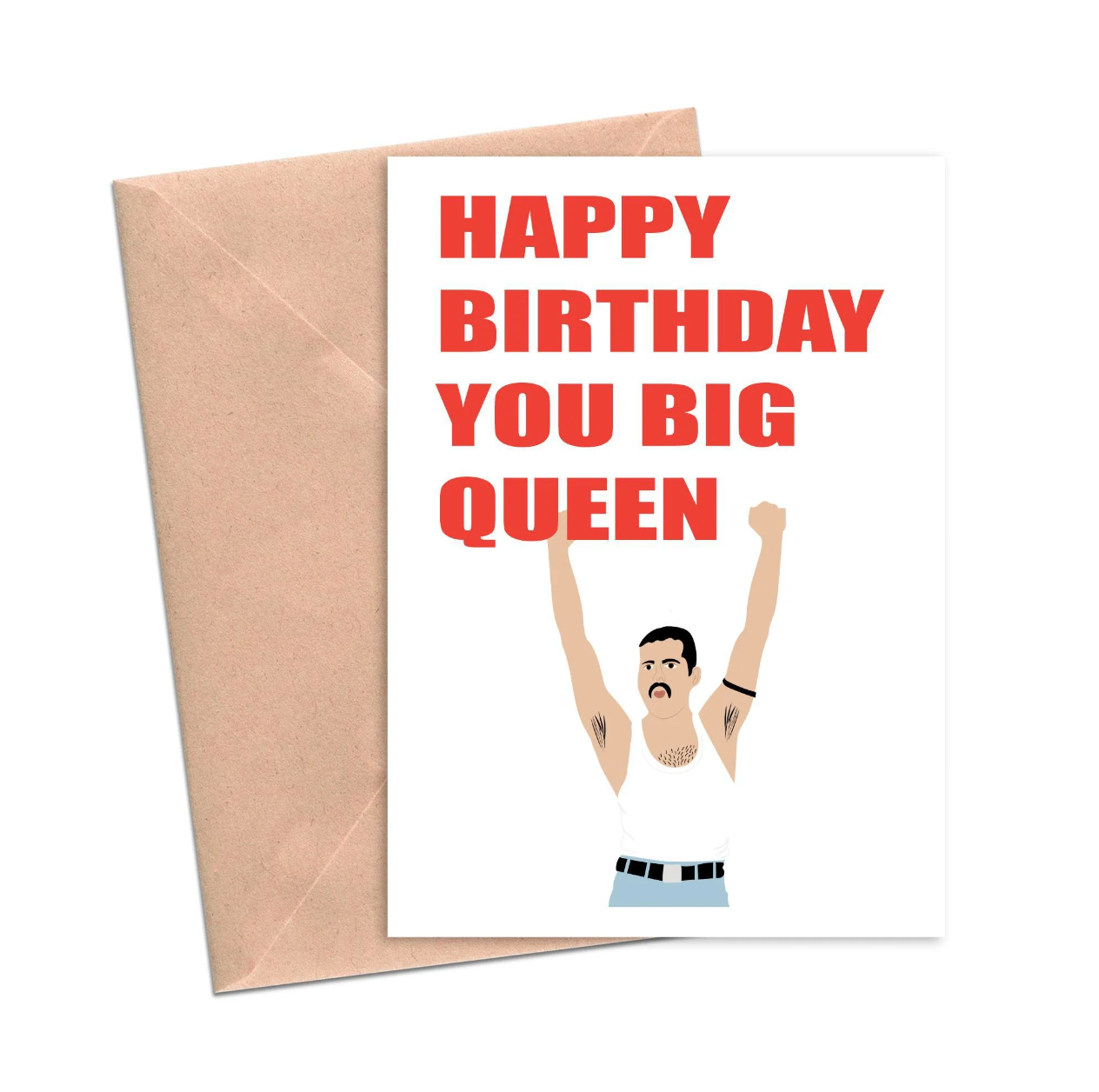 Ya Big Queen greeting card