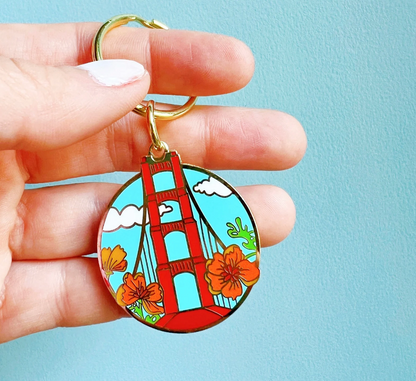 Golden Gate Bridge keychain