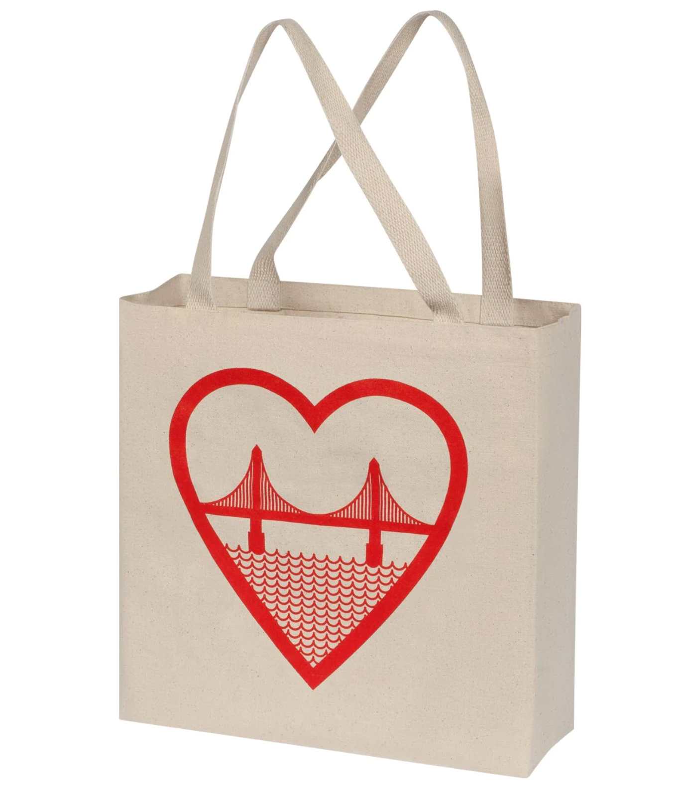 Heart SF tote