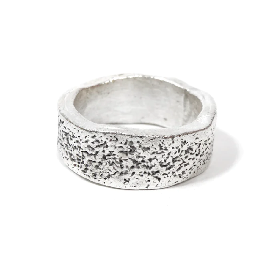 Textured Silver Ring