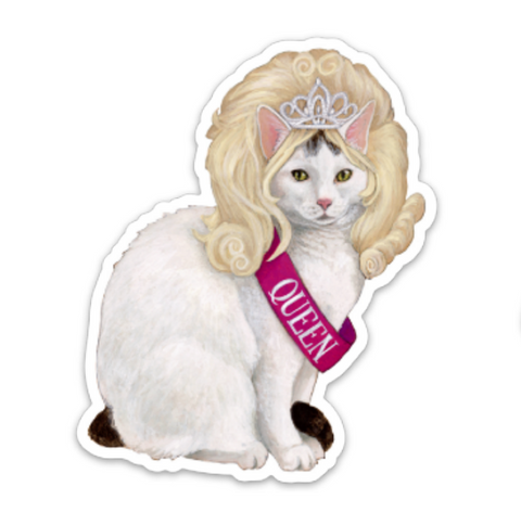 Queen Cat Sticker