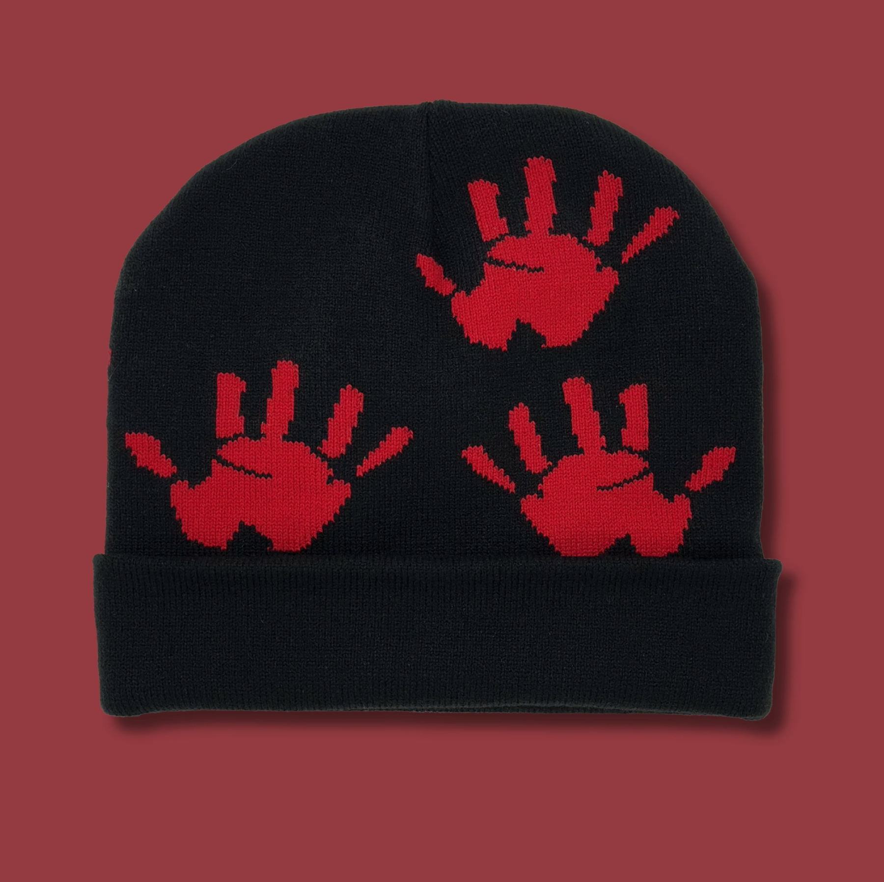 Handprint beanie