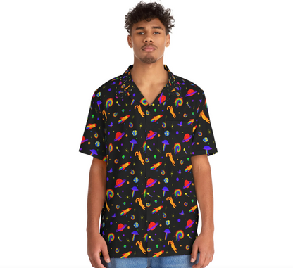 Cosmically Queer Button shirt