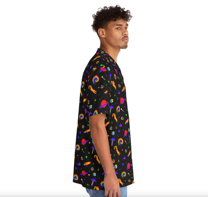 Cosmically Queer Button shirt