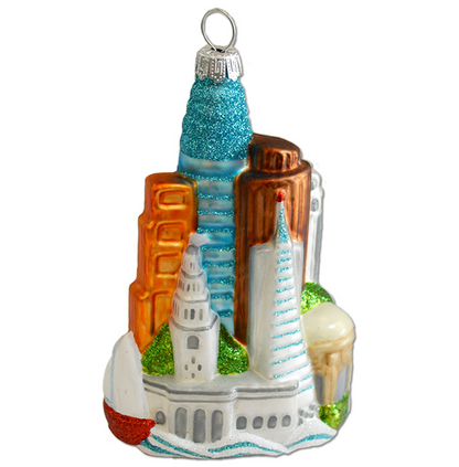 San Francisco Skyline Ornament